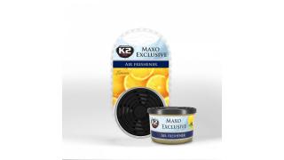 K2 MAXO EXCLUSIVE 45g LEMON (K2 MAXO EXCLUSIVE, air freshener, 45 g, fragrance: LEMON)