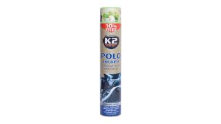 K2 POLO COCKPIT 750 ml GREEN APPLE - ochrana vnútorných plastov (Producer: K2, Volume: 750 ml, Flavor: green apple, product used for cleaning, polishing and regeneration of interior plastic)