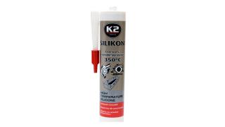 K2 Silikón červený Kartuš 300 gr (Manufacturer: K2, high-quality silicone, compensates for proven cork, paper, felt, asbestos and rubber seals. Up to 350 °C.)