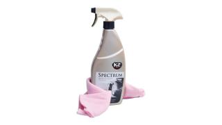 K2 SPECTRUM 700 ml - syntetický vosk v spreji s mikroutierkou (K2 SPECTRUM, synthetic wax, spray, microfiber included in the package, volume: 700 ml, wide range of uses, pleasant smell, easy application.)
