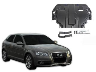 Oceľový kryt motora a prevodovky Audi A3 8P všetky motory 2003-2012