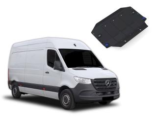 Oceľový kryt motora Mercedes Benz Sprinter NCV 4WD 3,0TD 2009-