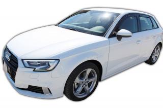 Okenné deflektory Audi A3 V8 5D 2012-up 4 ks predné+zadné