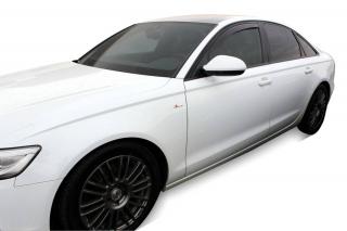 Okenné deflektory Audi A6 4D SEDAN 2011-up 4 ks predné+zadné