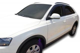 Okenné deflektory Audi Q3 5D 2011-up 4 ks predné+zadné