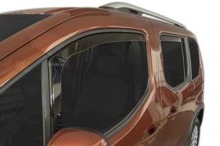 Okenné deflektory Citroen Berlingo 4/5D 2018-up 4 ks predné+zadné