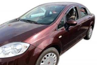 Okenné deflektory Fiat Linea 4D 2007-up 4 ks predné+zadné