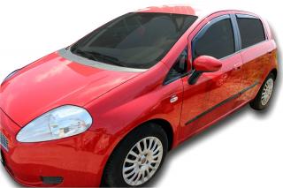 Okenné deflektory Fiat Punto Grande 5D 2006-up 4 ks predné+zadné