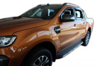 Okenné deflektory Ford Ranger 4D 2012-up 4 ks predné+zadné