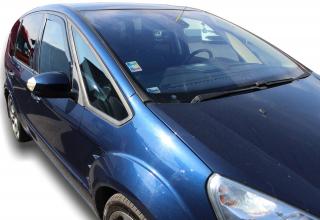 Okenné deflektory Ford S-MAX 5D 2006-2010 4 ks predné+zadné