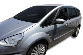 Okenné deflektory Ford S-MAX 5D 2010-2015 4 ks predné+zadné