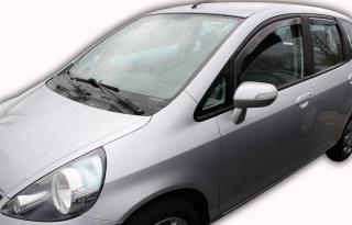 Okenné deflektory Honda Jazz 5D 2001-2008 4 ks predné+zadné