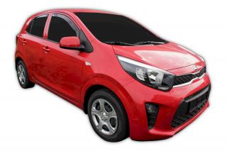 Okenné deflektory Kia Picanto 5D 2017-up 4 ks predné+zadné