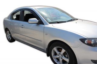 Okenné deflektory Mazda 3 4D SEDAN 2003-2008 4 ks predné+zadné