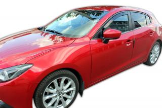 Okenné deflektory Mazda 3 5D HTB 2013-2018 2 ks predné