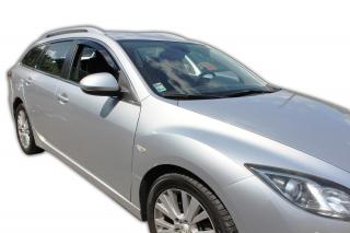 Okenné deflektory Mazda 6 5D HTB 2007-2013 4 ks predné+zadné