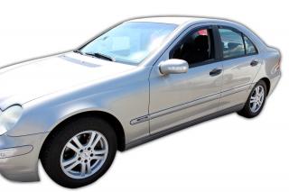 Okenné deflektory Mercedes C 4D SEDAN 2000-2007 4 ks predné+zadné