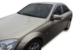 Okenné deflektory Mercedes C 4D SEDAN 2007-2014 4 ks predné+zadné