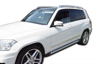 Okenné deflektory Mercedes GLK 5D 2009-up 4 ks predné+zadné