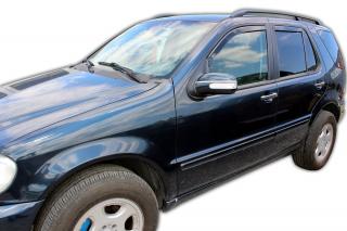 Okenné deflektory Mercedes ML 5D 1998-2004 4 ks predné+zadné