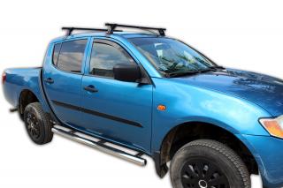 Okenné deflektory Mitsubishi L-200 4D 2006-2016 2 ks predné