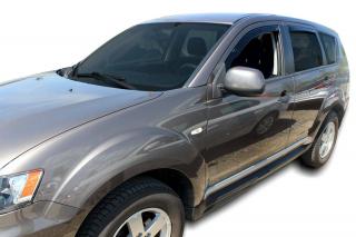 Okenné deflektory Mitsubishi Outlander 5D 2007-2012 4 ks predné+zadné