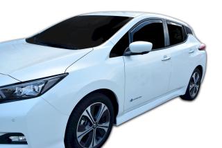 Okenné deflektory Nissan Leaf 5D 2017-up 4 ks predné+zadné