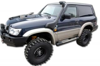 Okenné deflektory Nissan Patrol 3D 1997-up 2 ks predné