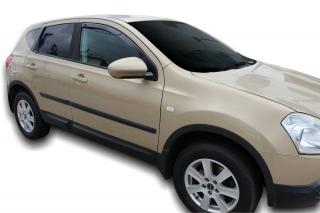 Okenné deflektory Nissan Qashqai 5D 2007-2013 4 ks predné+zadné