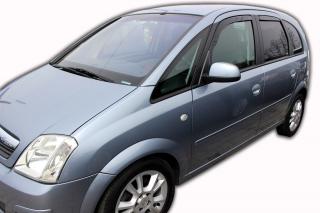 Okenné deflektory Opel Meriva 5D 2003-2010 4 ks predné+zadné