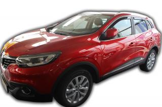 Okenné deflektory Renault Kadjar 5D 2015-up 4 ks predné+zadné