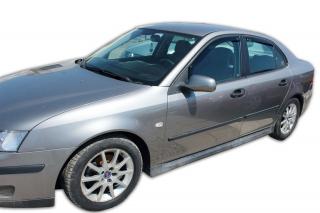 Okenné deflektory Saab 9-3 4D 2002-2012 4 ks predné+zadné