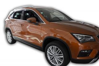 Okenné deflektory Seat Ateca 5D 2016-up 4 ks predné+zadné