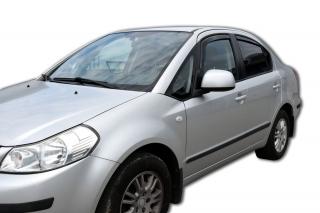 Okenné deflektory Suzuki SX4 4D SEDAN 2008-2012 4 ks predné+zadné