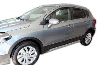 Okenné deflektory Suzuki SX4 5D 2013-up 4 ks predné+zadné