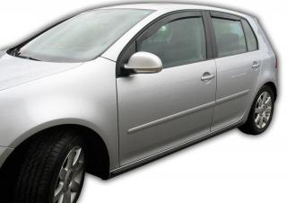 Okenné deflektory Volkswagen Golf 5D 2004-2009 4 ks predné+zadné