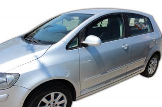 Okenné deflektory Volkswagen Golf Plus 5D 2005-2015 4 ks predné+zadné