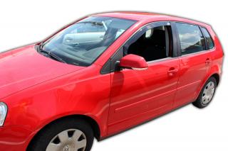 Okenné deflektory Volkswagen Polo 5D 2002-2008 4 ks predné+zadné