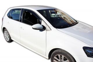 Okenné deflektory Volkswagen Polo 5D 2009-2017 4 ks predné+zadné