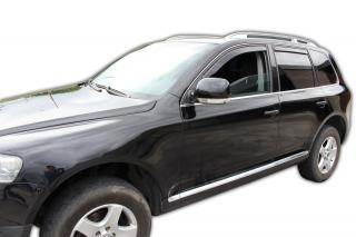 Okenné deflektory Volkswagen Touareg 5D 2003-2009 4 ks predné+zadné