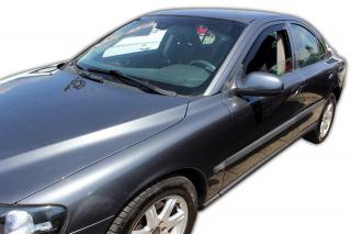 Okenné deflektory Volvo S60 4D 2000-2010 4 ks predné+zadné