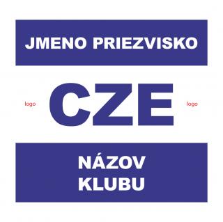 BACKNUMBER JUDO VELKÝ
