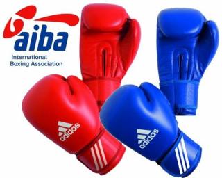 BOXERSKÉ RUKAVICE ADIDAS AIBA MODRÉ Farba: Modrá, Veľkosť: 10oz