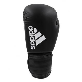 Boxerské rukavice adidas Hybrid 50 Černo - bílá Farba: ČIERNA, Veľkosť: 10oz