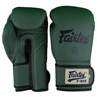 BOXERSKÉ RUKAVICE FAIRTEX ARMY Farba: Zelená, Veľkosť: 10 uncí