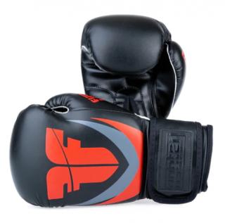BOXERSKÉ RUKAVICE FIGHTER SPIKES - BLACK/RED Farba: Černá, Veľkosť: 14oz