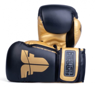 BOXERSKÉ RUKAVICE FIGHTER TRAINING PU BLACK Farba: Černá, Veľkosť: 14oz