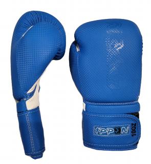 BOXERSKÉ RUKAVICE IPPON CARBON BLUE Farba: Modrá, Veľkosť: 10 uncí