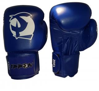 Boxerské rukavice IPPON Pro Blue Farba: Modrá, Veľkosť: 10oz