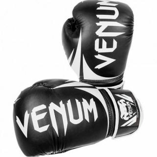 BOXERSKÉ RUKAVICE VENUM CHALLENGER 3.0 BLACK WHITE Farba: ČIERNA, Veľkosť: 10 uncí